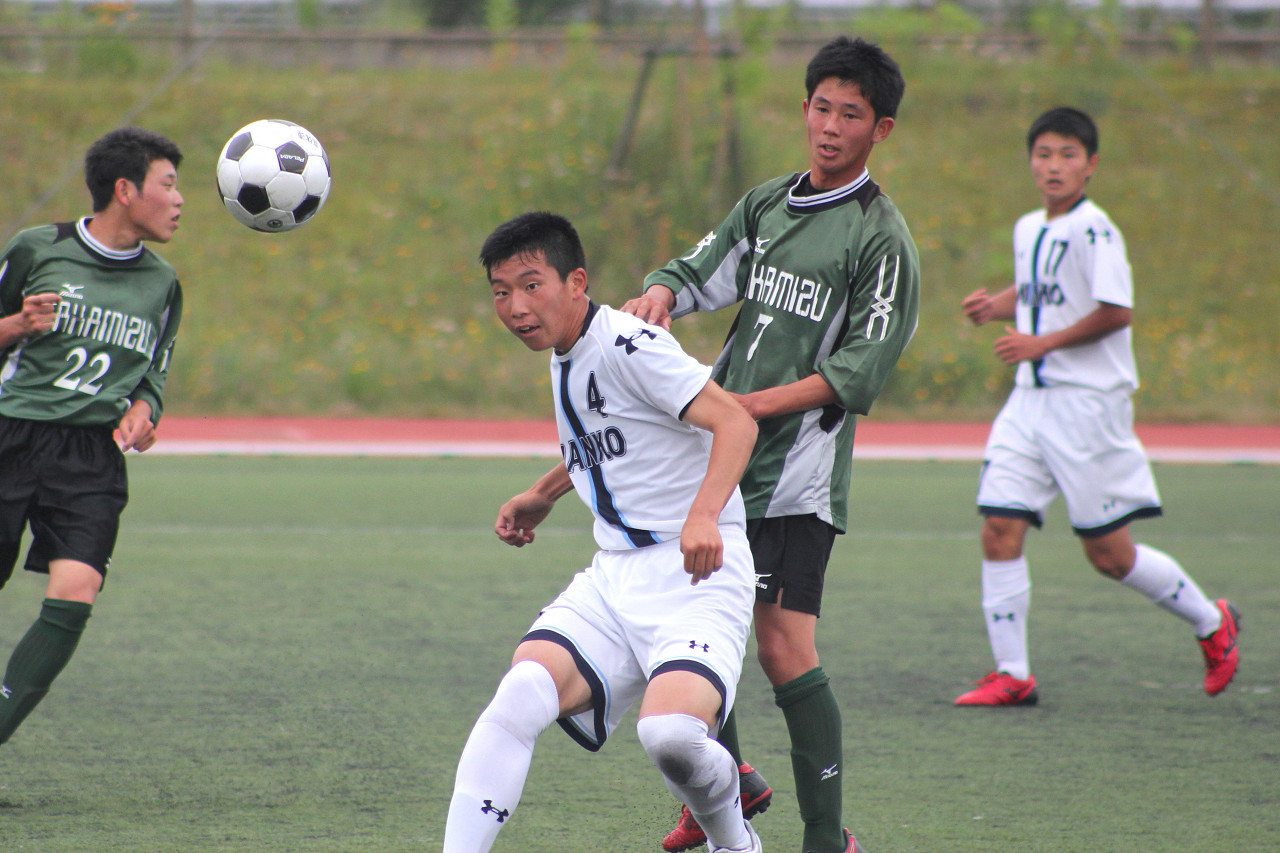 高水vs南陽工（平成28年度山口県高校総体サッカー競技1回戦）_b0341242_06523870.jpg