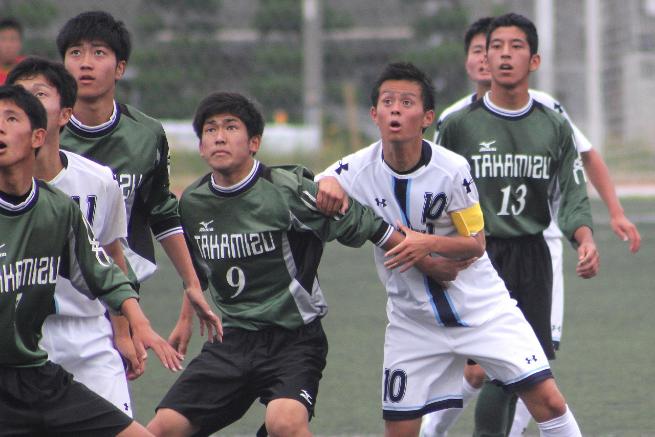 高水vs南陽工（平成28年度山口県高校総体サッカー競技1回戦）_b0341242_06554061.jpg