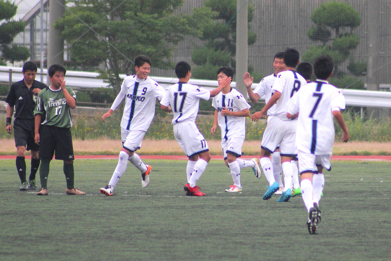 高水vs南陽工（平成28年度山口県高校総体サッカー競技1回戦）_b0341242_06582174.jpg