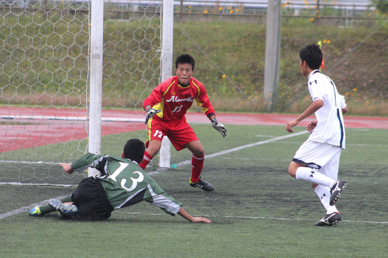 高水vs南陽工（平成28年度山口県高校総体サッカー競技1回戦）_b0341242_06591523.jpg