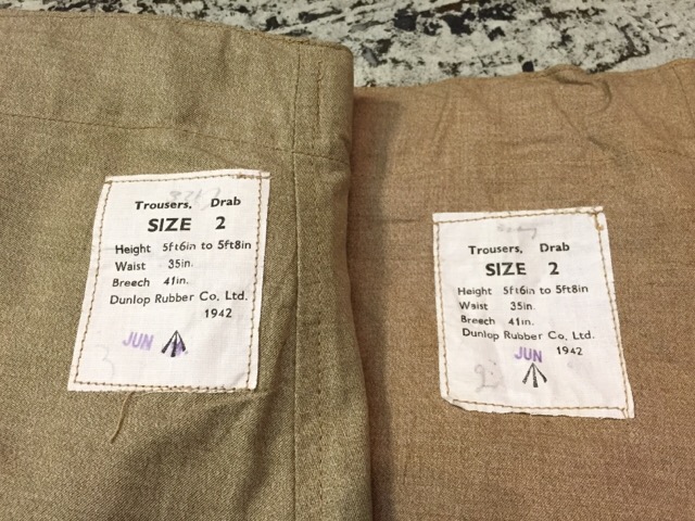 6月1日(水)大阪店ヴィンテージ&スーペリア入荷!!#6 Military編Part1!WWII British SAS Drab Trousers!_c0078587_23463.jpg