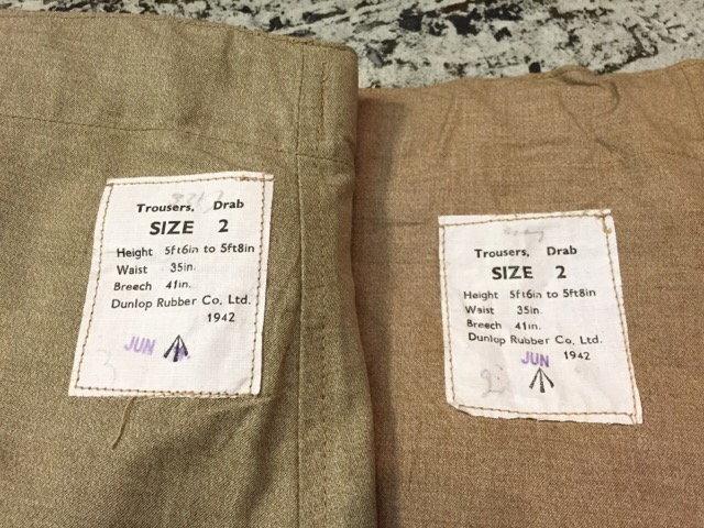 6月1日(水)大阪店ヴィンテージ&スーペリア入荷!!#6 Military編Part1!WWII British SAS Drab Trousers!_c0078587_23463.jpg