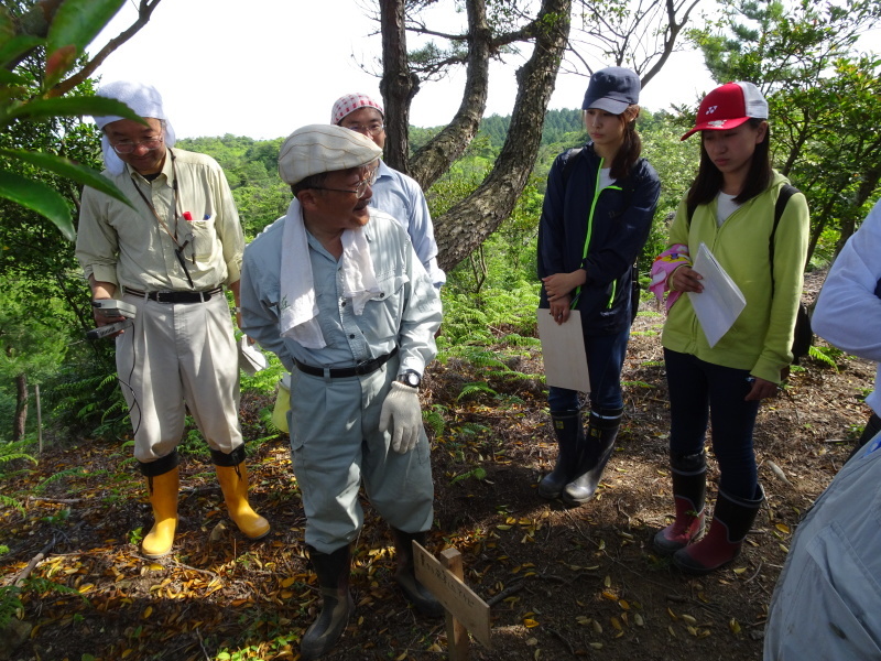 和歌山大学野外実習（生態環境実験実習）第１日目・・・孝子の森_c0108460_00592386.jpg