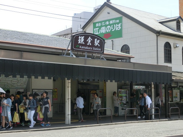 6月議会での一般質問に備え修学旅行生でにぎわう鎌倉へヒアリング視察_f0141310_7502024.jpg