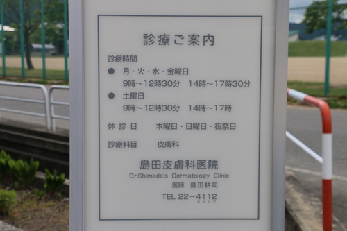 重文本館ライトアップのご寄附を頂きに、島田皮膚科医院様へ_c0075701_121178.jpg