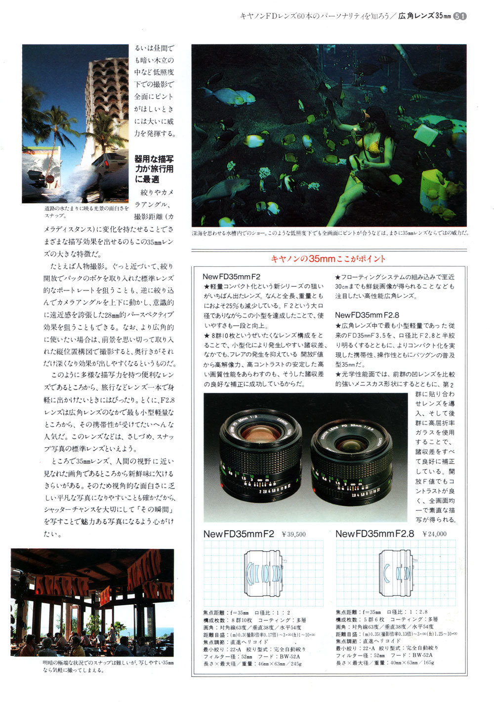 CANON New FD 35mm F2