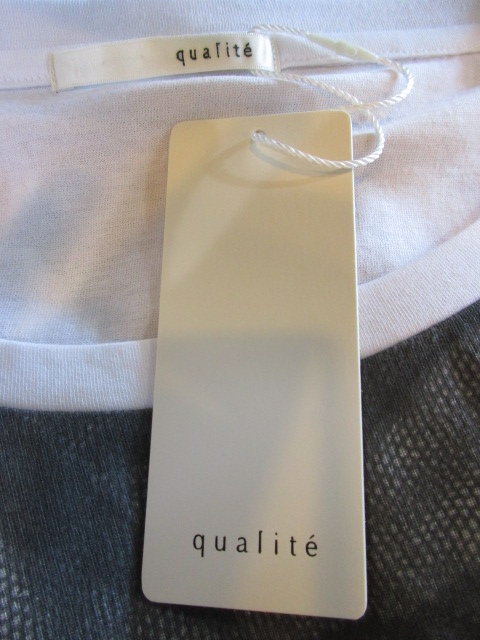 カリテ / qualite　チュールレースプリントTシャツ_e0076692_1782495.jpg