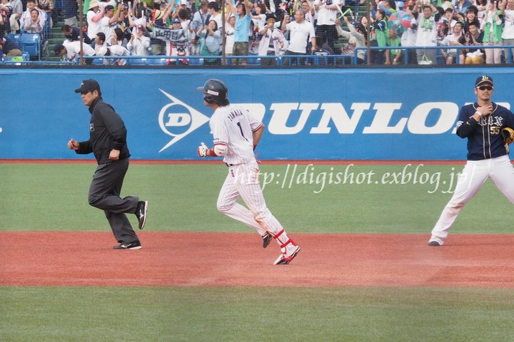 履正社出身のT-岡田選手と山田哲人選手フォト@神宮交流戦6/5_e0222575_21551445.jpg