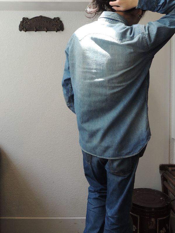 トップス 50's levi's shorthorn western shirt 50s Levi's Shorthorn Cotton Western Shirt | DESERTSNOW