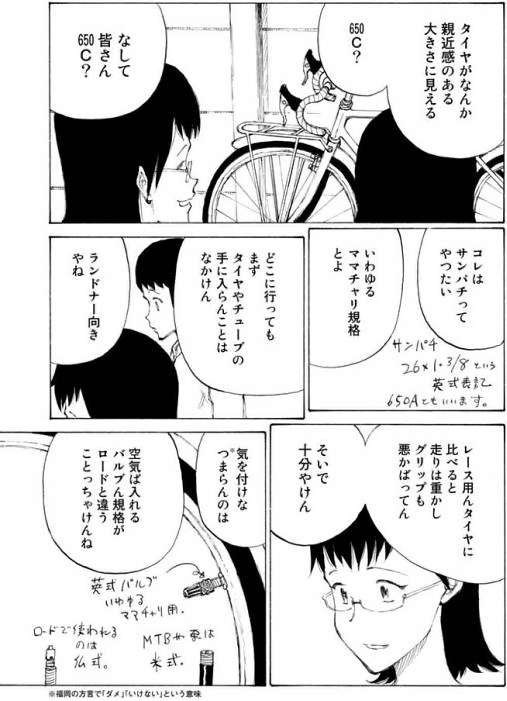 AからCまでの距離 〜 650Aママチャリで前輪クイックリリース仕様_b0060239_13314725.jpg