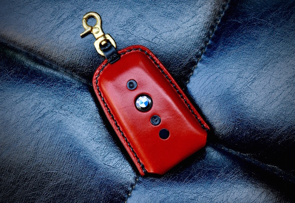 BMW leather key cover_b0172633_21113629.jpg