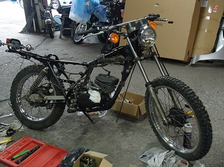 Kawasaki KE125　レストア再開！_b0293253_17474163.jpg