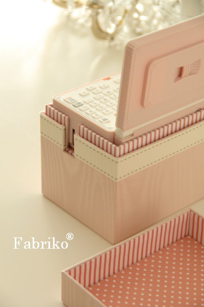 ガーリーテプラ収納ボックス Fabrikoのカルトナージュ 神戸のアトリエ ガーリーテプラ収納ボックス Fabrikoのカルトナージュ 神戸のアトリエ