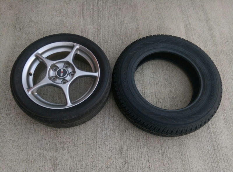 パジェロミニ 175/80R16 ネット購入持ち込み組み換え : GARAGE