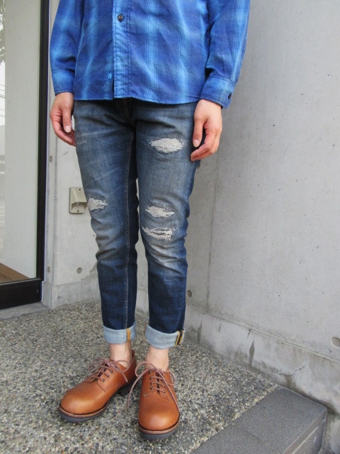 今時期の人気者・シャツ ・・・ Kato LINEN(麻)混 オンブレーCHECK SHIRTS!★!_d0152280_11144534.jpg
