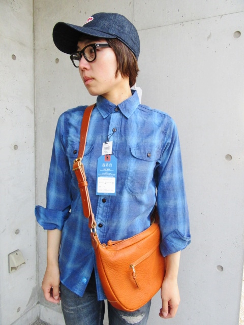 今時期の人気者・シャツ ・・・ Kato LINEN(麻)混 オンブレーCHECK SHIRTS!★!_d0152280_1115511.jpg