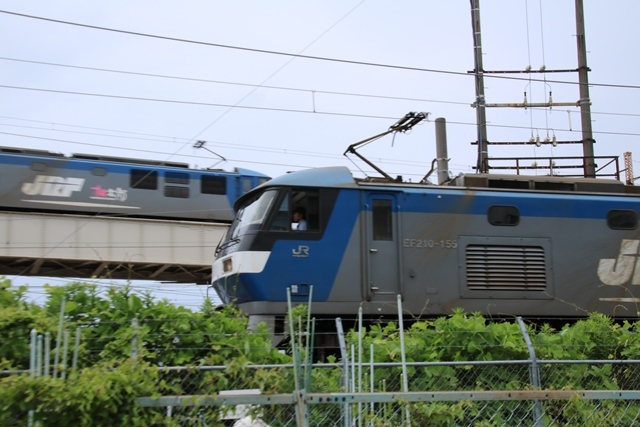 藤田八束の貨物列車写真@大阪加島での貨物列車の写真、貨物列車「桃太郎」を大阪トライアングルで写真撮影_d0181492_23243671.jpg