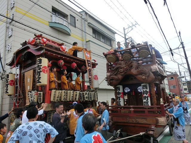 今年も参加させてもらった西仲町の山車の引き回し 吉原祇園祭2016_f0141310_6585060.jpg