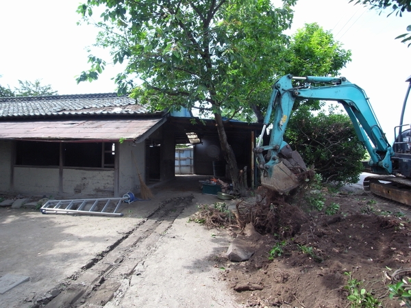 島立の家Ⅱ(松本市)解体工事開始_c0166668_6543065.jpg