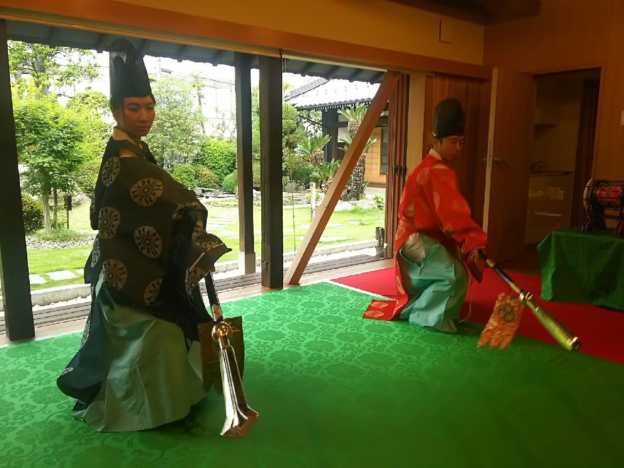 築100年の家屋で体感する舞楽_c0122270_22280659.jpg