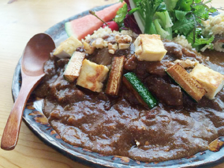 「生おからのハヤシライスちどり風=ズッキーニ編」_a0251920_11213560.jpg