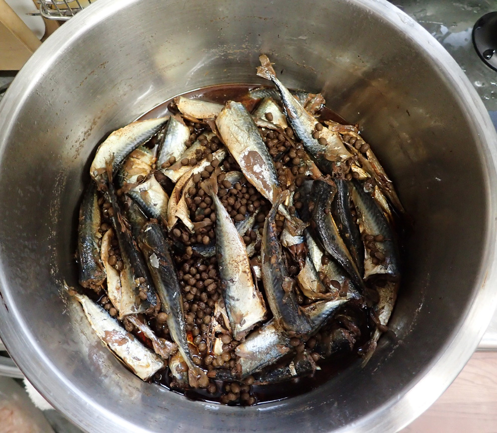 小サバの山椒煮 16年6月15日 水 釣り好き昌ちゃんの釣り日誌 小サバの山椒煮 16年6月15日 水 釣り好き昌ちゃんの釣り日誌