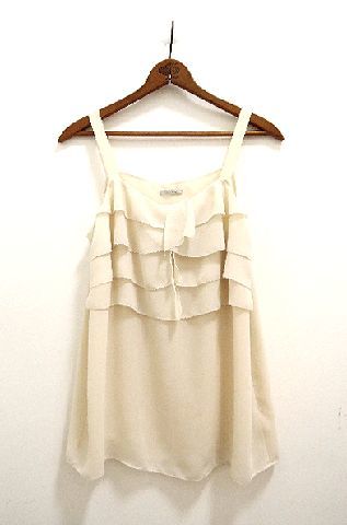 Vintage Sheer Robe, Camisole Top, Tee Blouse, Brown Summer Shoes ♪_c0220830_21244826.jpg