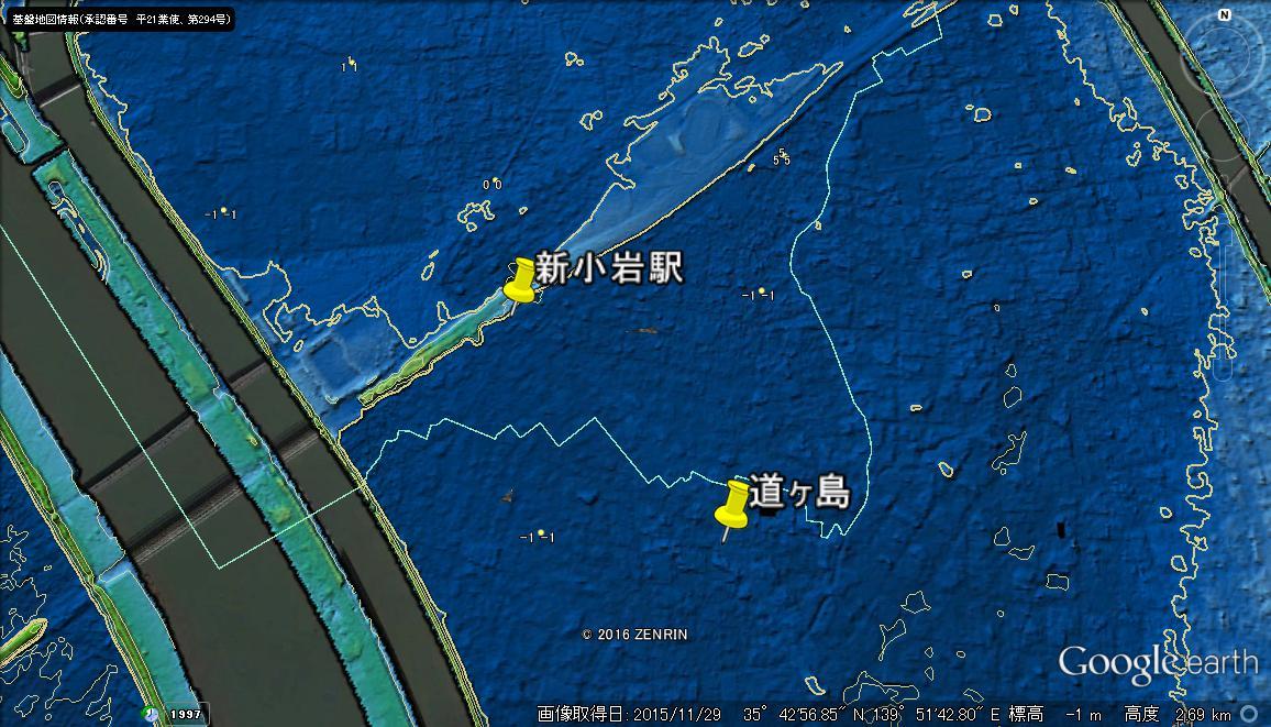 新小岩:江戸川区松島3丁目、青の世界～僅かに残された奇跡の蓋暗渠アイランド_d0250051_14594471.jpg