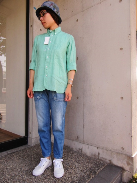 夏の人気定番:LINEN(麻) B/D SHIRTS 。。。By James Mortimer_d0152280_1624096.jpg