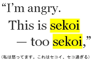 舛添さんのおかげで英語になった「セコイ」、This is sekoi — too sekoi_b0007805_1321331.jpg