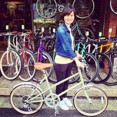 ☆今日のバイシクルガール☆ 自転車女子 おしゃれ自転車 自転車ガール 自転車女子 ミニベロ クロスバイク_b0212032_21123735.jpg