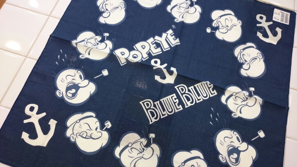 NEW!!! POPEYE×BLUE BLUE コラボS/S-T♡バンダナ♡_d0246157_13374387.jpg