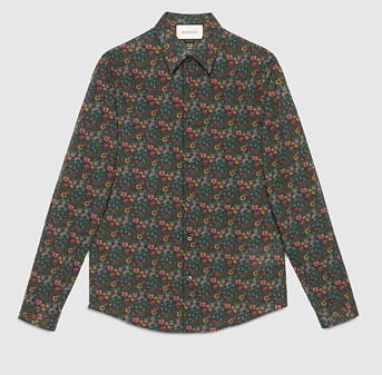 【GUCCI】ヴィンテージ フラワー コットン デュークシャツ_a0324675_12361991.png