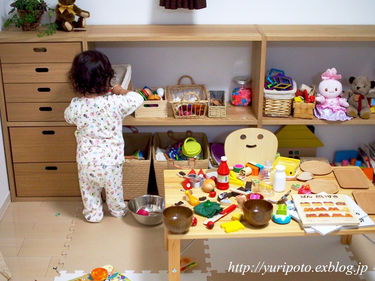 1歳7ヶ月 どんどん遊び上手になる娘 ゆりぽんフォト記