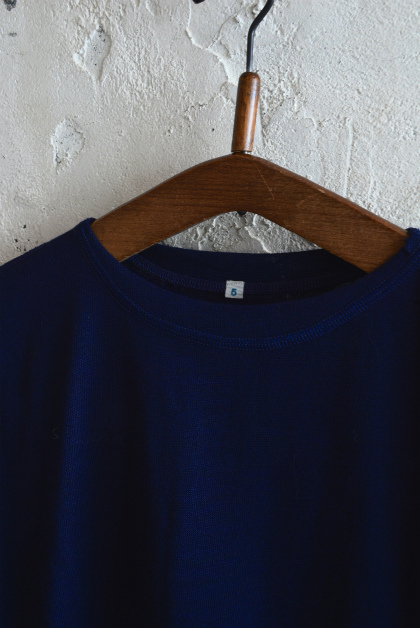 Italian navy boatneck wool t-shirts_f0226051_12093608.jpg