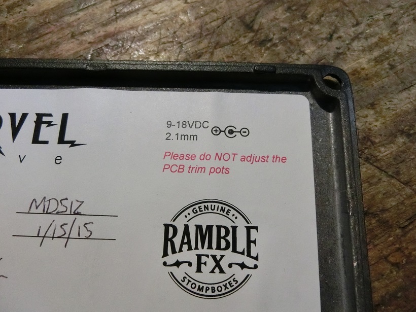 Ramble FX Marvel Drive　 18V仕様_d0299605_00041039.jpg