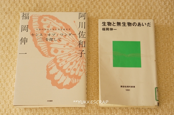 大人のセンス・オブ・ワンダー磨きの本 ~生物と無生物のあいだ 福岡伸一~_d0348118_11212513.jpg