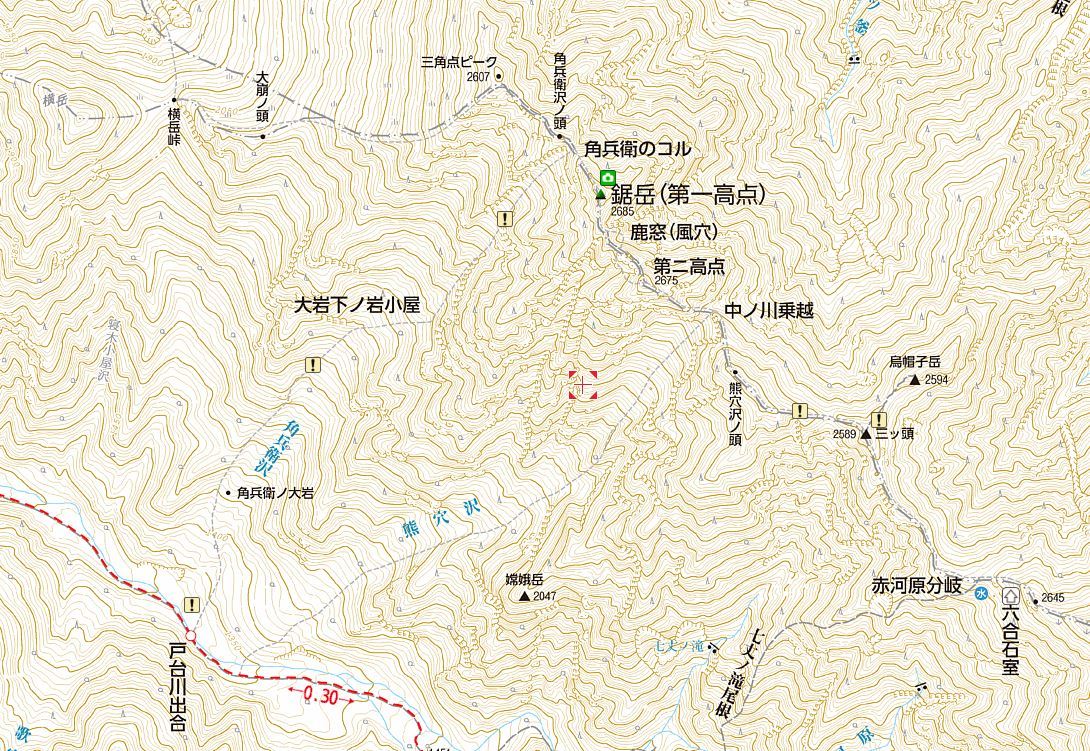 異彩を放つ岩稜の雄 鋸岳 16 05 28 土 山 がまんなか