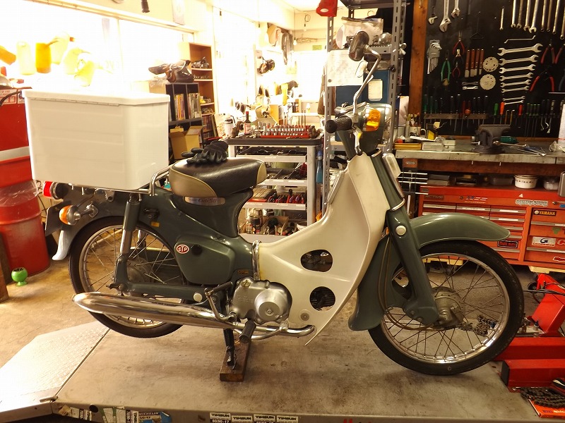 あんどんカブ修理作業その１ モーターヘッド サイクルショップ
