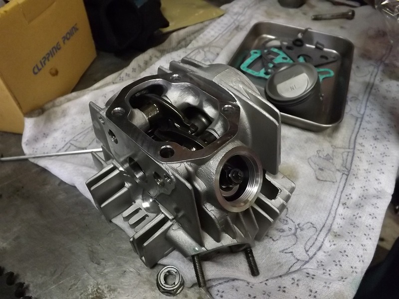 カブ90ボアアップ作業。 : モーターヘッド サイクルショップ