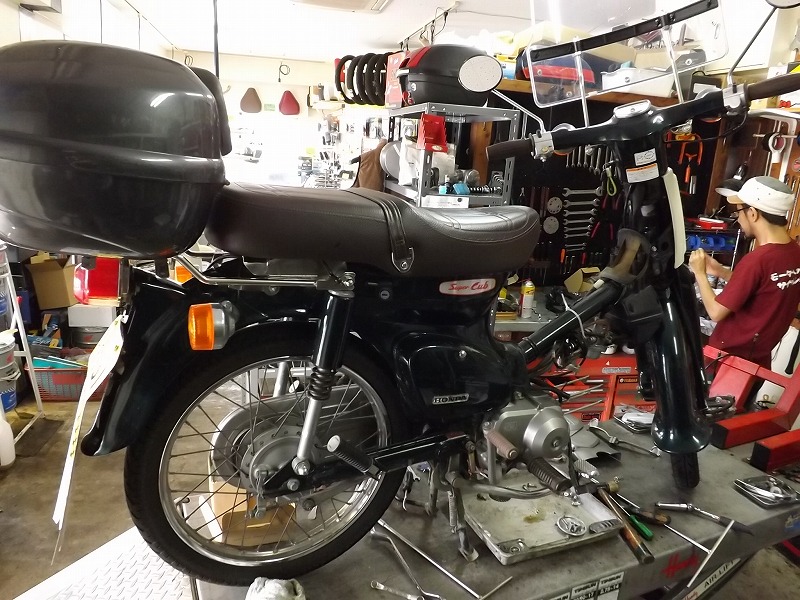 カブ90ボアアップ作業。 : モーターヘッド サイクルショップ