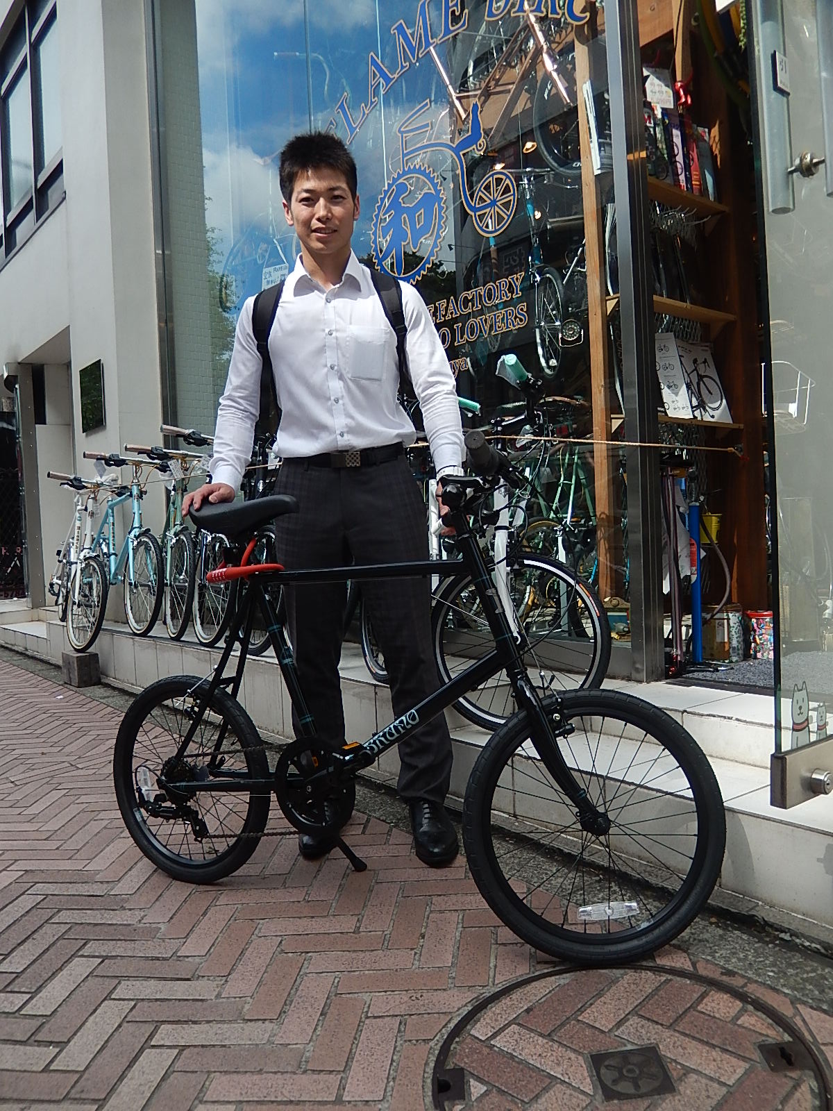 6月24日　渋谷　原宿　の自転車屋　FLAME bike前です_e0188759_17111047.jpg