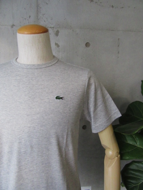 定番の・・王道の・・・SIMPLEな。。。LACOSTE SOLID CRUE TEE!★!_d0152280_111369.jpg