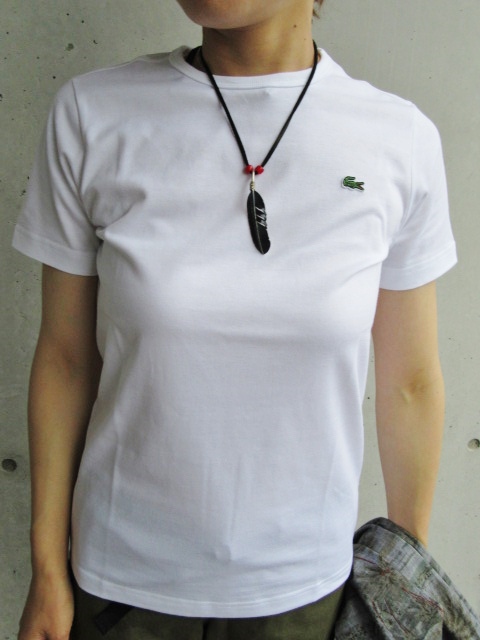 定番の・・王道の・・・SIMPLEな。。。LACOSTE SOLID CRUE TEE!★!_d0152280_181568.jpg