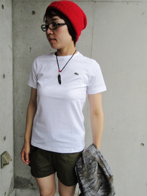 定番の・・王道の・・・SIMPLEな。。。LACOSTE SOLID CRUE TEE!★!_d0152280_18234.jpg