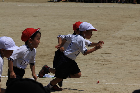 震災に負けず再開した運動会　in託麻東小学校_b0284124_18212094.jpg