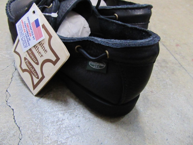 FOOT SKIN (MADE IN USA) ･･･ BLACK LEATHER DECK Moccasin！★！_d0152280_20201294.jpg