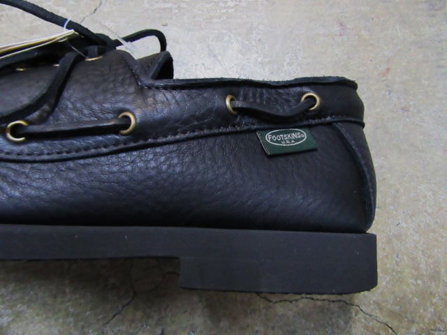 FOOT SKIN (MADE IN USA) ・・・ BLACK LEATHER DECK Moccasin!★!_d0152280_20202169.jpg