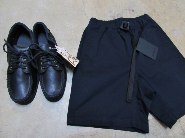 FOOT SKIN (MADE IN USA) ･･･ BLACK LEATHER DECK Moccasin！★！_d0152280_20233583.jpg