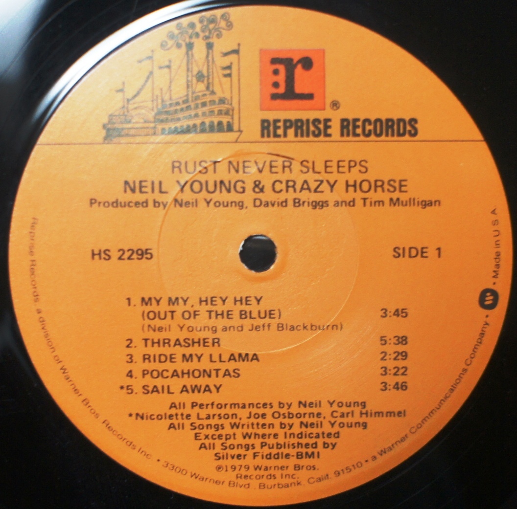 Neil Young その2 Rust Never Sleeps : アナログレコード巡礼の旅